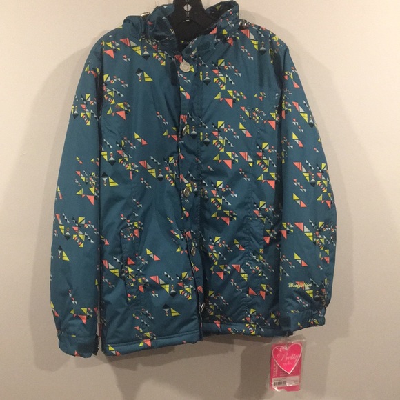 BETTY RIDES AVA PARKA Mosaic Print Winter Jacket - Picture 1 of 11